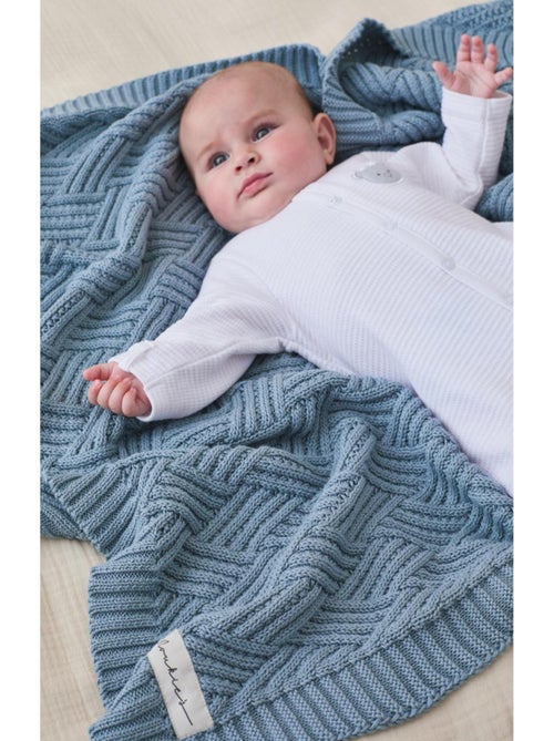 Couverture en tricot BIO 75x100cm Noukie's - Kiabi