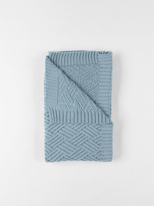 Couverture en tricot BIO 75x100cm Noukie's - Kiabi