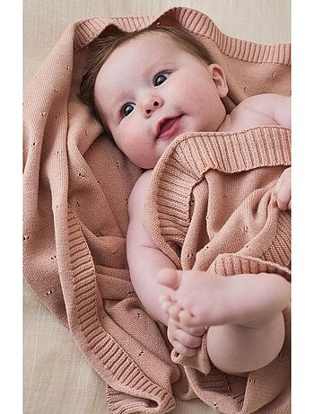 Couverture en tricot BIO 75x100cm Noukie's
