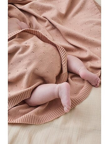 Couverture en tricot BIO 75x100cm Noukie's