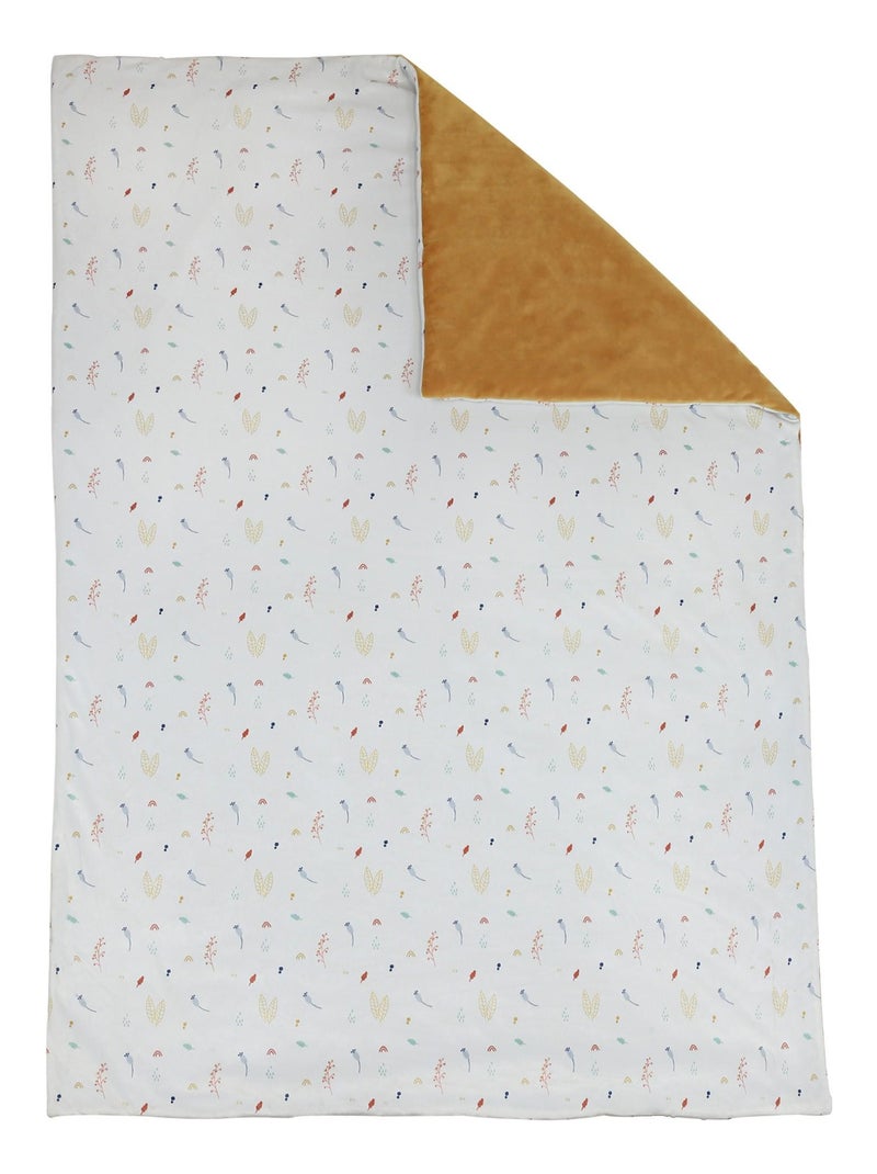 Couverture en velours Cache-cache en forêt (100 x 140 cm) Jaune - Kiabi