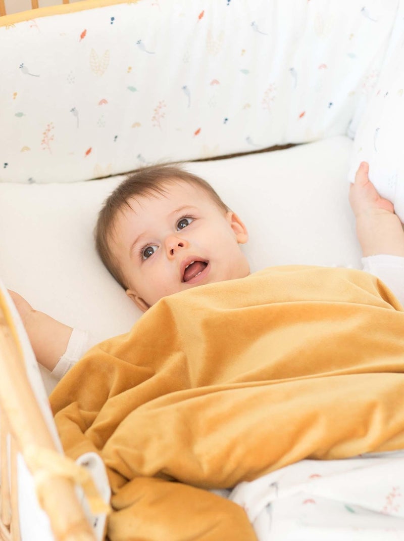 Couverture en velours Cache-cache en forêt (100 x 140 cm) Jaune - Kiabi