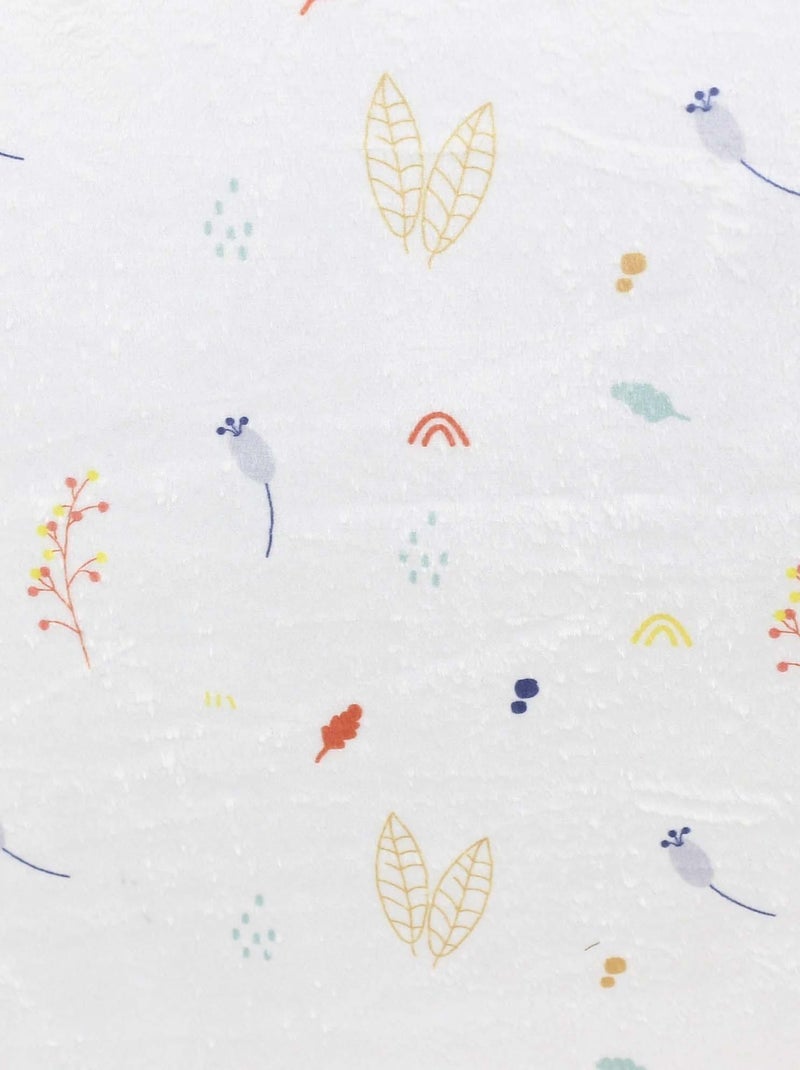 Couverture en velours Cache-cache en forêt (100 x 140 cm) Jaune - Kiabi