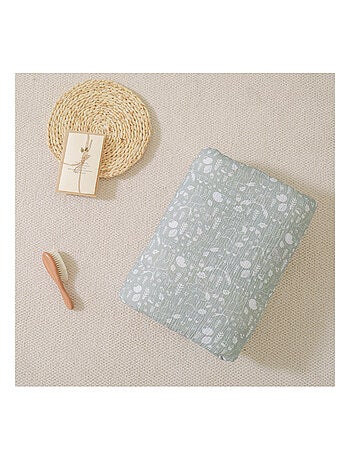 Couverture enfant 100x135 en gaze de coton Oeko-Tex et minky | SUPERBE BEBE