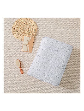 Couverture enfant 100x135 en gaze de coton Oeko-Tex et minky | SUPERBE BEBE