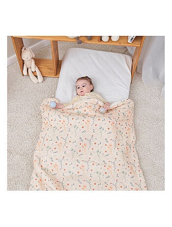 Couverture enfant 100x135 en gaze de coton Oeko-Tex et minky | SUPERBE BEBE