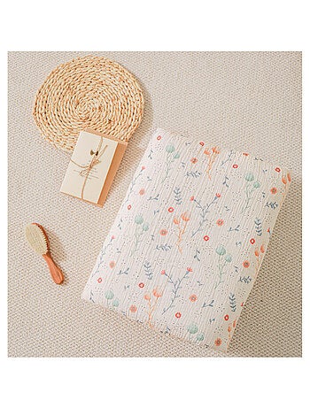 Couverture enfant 100x135 en gaze de coton Oeko-Tex et minky | SUPERBE BEBE