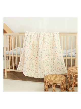 Couverture enfant 75x100 en gaze de coton Oeko-Tex et minky | SUPERBE BEBE