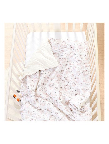 Couverture enfant en Coton Oeko-tex et Minky | SUPERBE BEBE