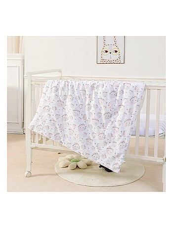 Couverture enfant en Coton Oeko-tex et Minky | SUPERBE BEBE