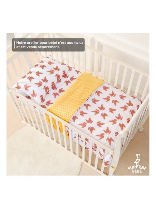 Couverture enfant en Coton Oeko-tex et Minky | SUPERBE BEBE - Kiabi