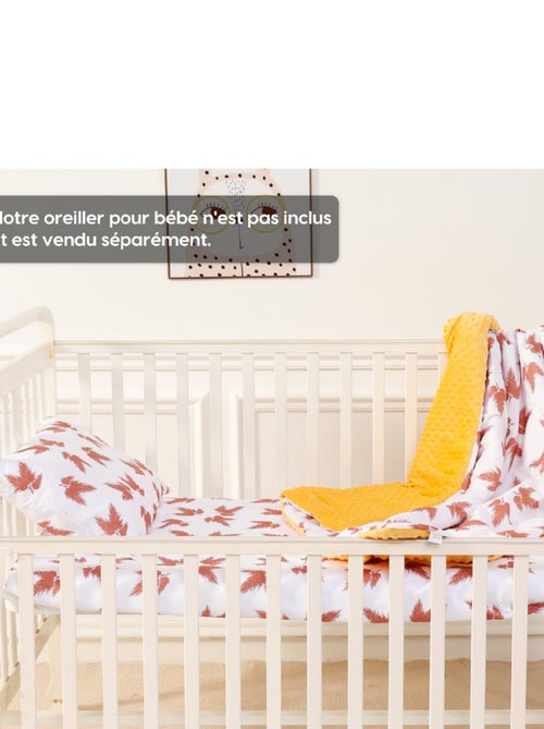 Couverture enfant en Coton Oeko-tex et Minky | SUPERBE BEBE - Kiabi