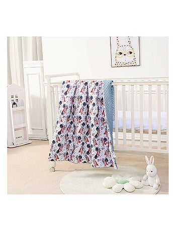 Couverture enfant en Coton Oeko-tex et Minky | SUPERBE BEBE