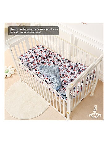 Couverture enfant en Coton Oeko-tex et Minky | SUPERBE BEBE