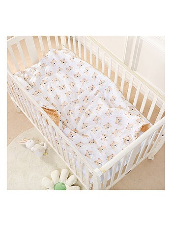 Couverture enfant en Coton Oeko-tex et Minky | SUPERBE BEBE