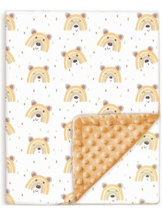 Couverture enfant en Coton Oeko-tex et Minky | SUPERBE BEBE
