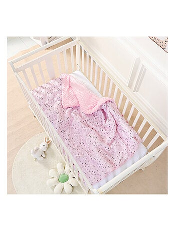 Couverture enfant en Coton Oeko-tex et Minky | SUPERBE BEBE