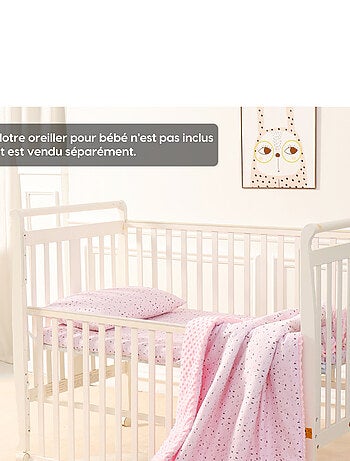 Couverture enfant en Coton Oeko-tex et Minky | SUPERBE BEBE