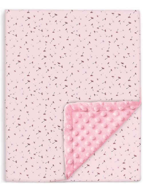Couverture enfant en Coton Oeko-tex et Minky | SUPERBE BEBE - Kiabi