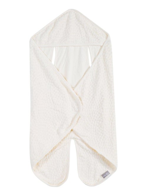 Couverture enveloppante en coton bio pois en relief 'ROBA' 'Seashells' - Kiabi