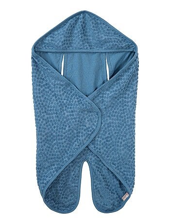 Couverture enveloppante en coton bio pois en relief 'ROBA' 'Seashells'