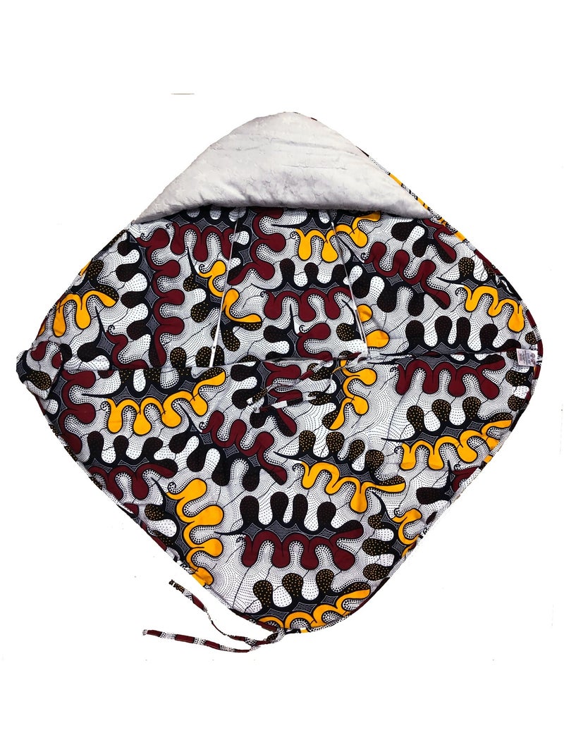 Couverture enveloppante réversible et multi-usage, WAX SEA SEVIRA KIDS Gris - Kiabi