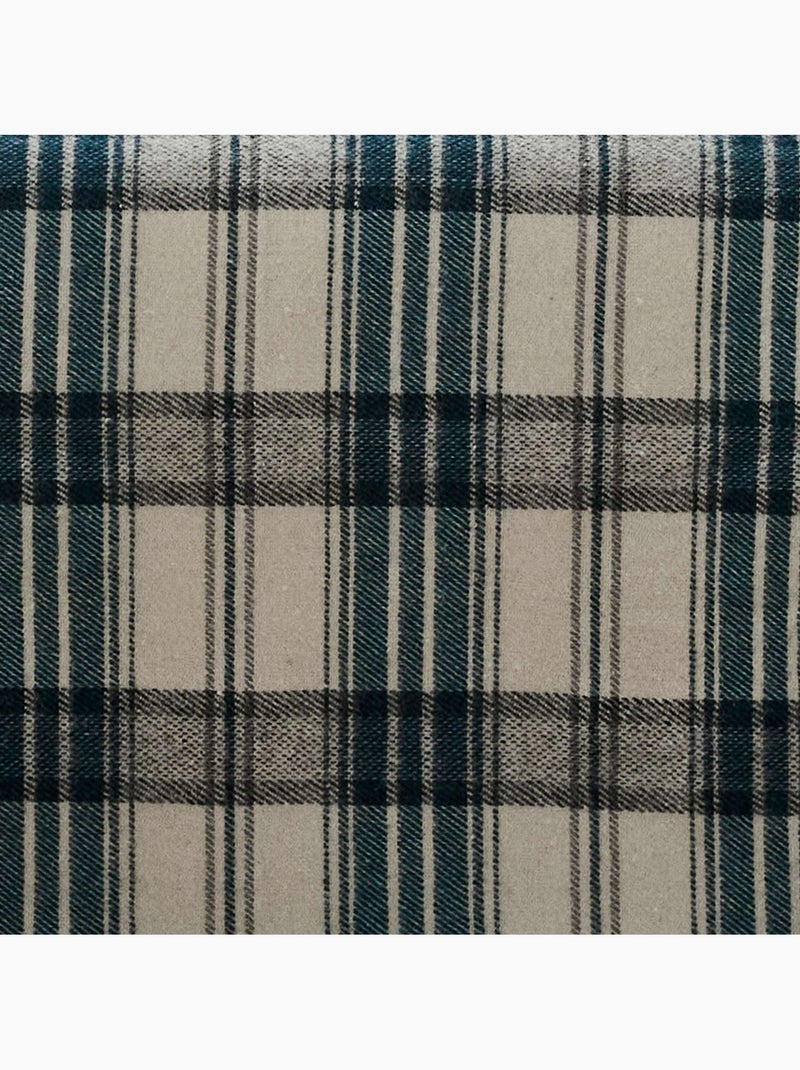 Couverture esprit montagne Bleu paon - Kiabi