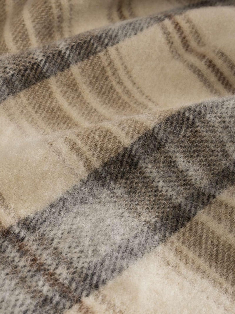 Couverture esprit montagne Taupe - Kiabi