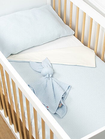 Couverture été en coton nid d'abeille SEVIRA KIDS