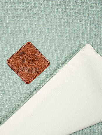 Couverture été en coton nid d'abeille SEVIRA KIDS
