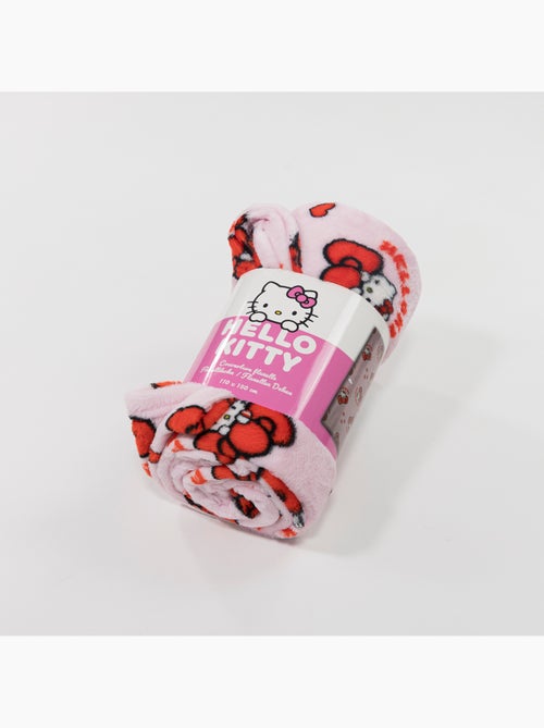Couverture Flanelle Enfant Hello Kitty Sanrio 110x150 cm - Kiabi