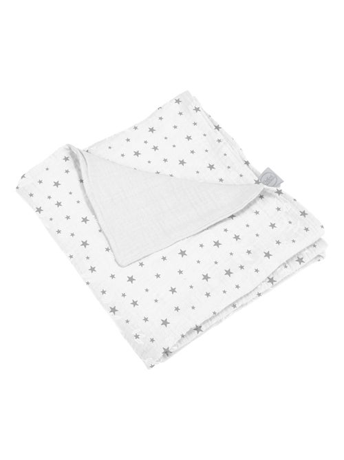 Couverture gaze de coton bebe - Kiabi