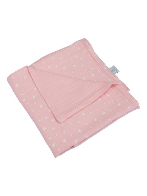 Couverture gaze de coton bebe - Kiabi