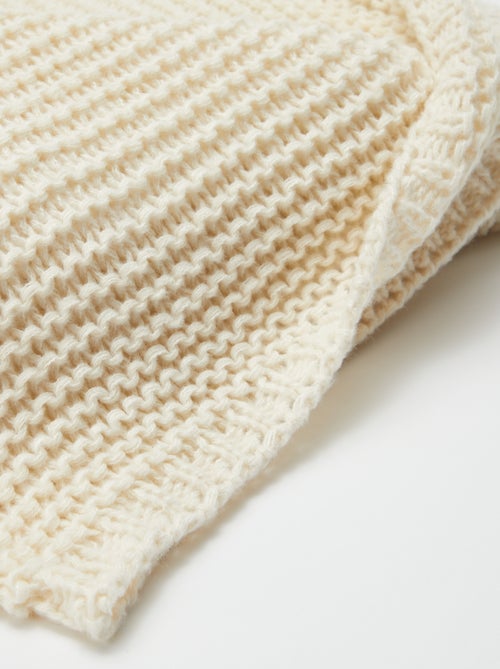 Couverture grosse maille - Kiabi Home - Kiabi Couverture grosse maille - Kiabi Home - Kiabi