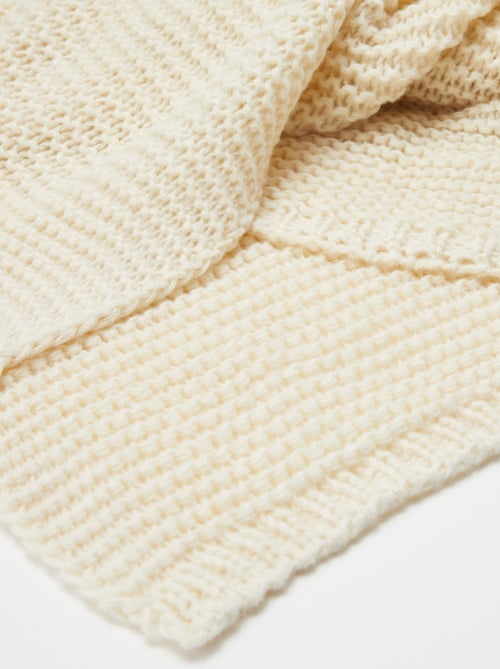 Couverture grosse maille - Kiabi Home - Kiabi Couverture grosse maille - Kiabi Home - Kiabi