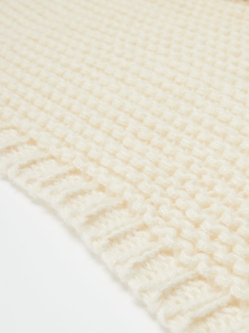 Couverture grosse maille - Kiabi Home - Kiabi Couverture grosse maille - Kiabi Home - Kiabi