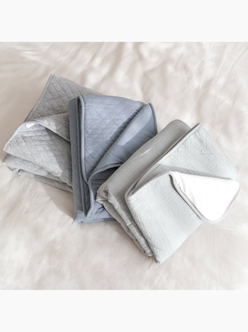 Couverture hiver  - TOG 3 Cocon moelleux Bleu gris - Kiabi