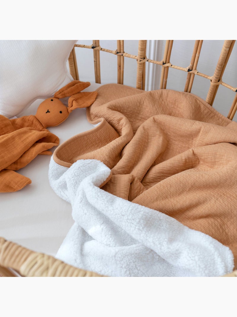 Couverture hiver  - TOG 3.5 Tout doux bien chaud Jaune foncé - Kiabi
