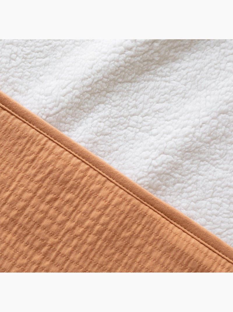 Couverture hiver  - TOG 3.5 Tout doux bien chaud Jaune foncé - Kiabi