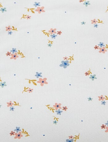 Couverture imprimé avec intérieur effet polaire