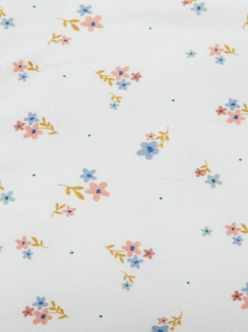 Couverture imprimé avec intérieur effet polaire - Kiabi