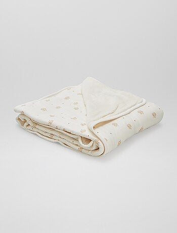 Couverture imprimé avec intérieur polaire