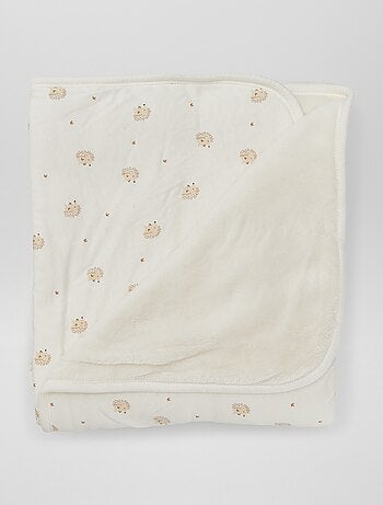 Couverture imprimé avec intérieur polaire