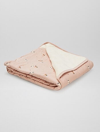 Couverture imprimé avec intérieur polaire