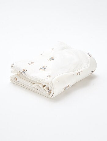 Couverture imprimé en coton jersey