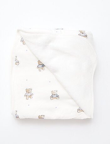 Couverture imprimé en coton jersey