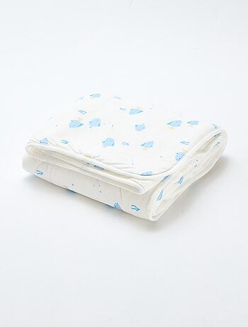 Couverture imprimé en coton jersey