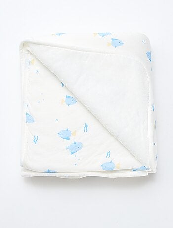 Couverture imprimé en coton jersey