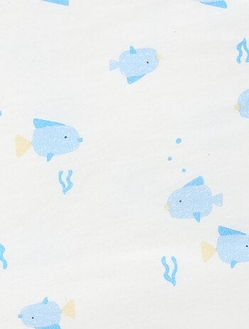 Couverture imprimé en coton jersey