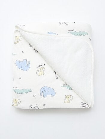 Couverture imprimé en coton jersey